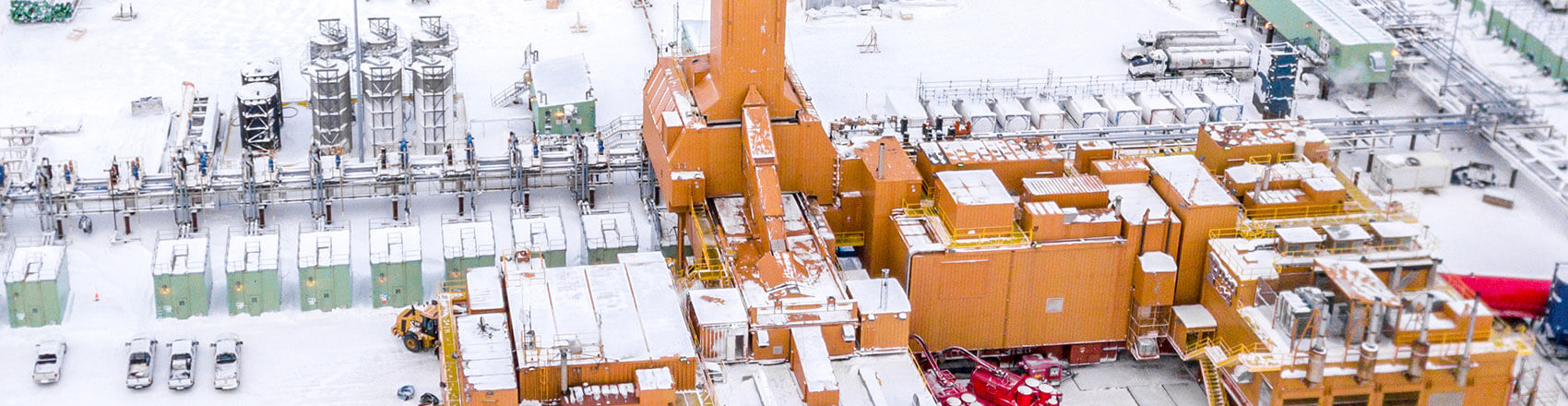 Rig 25 in the snow