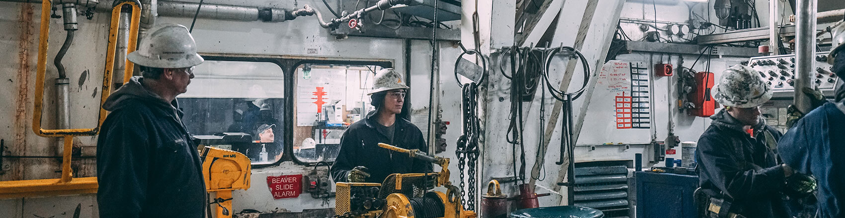 RP Drilling employees hard at work.